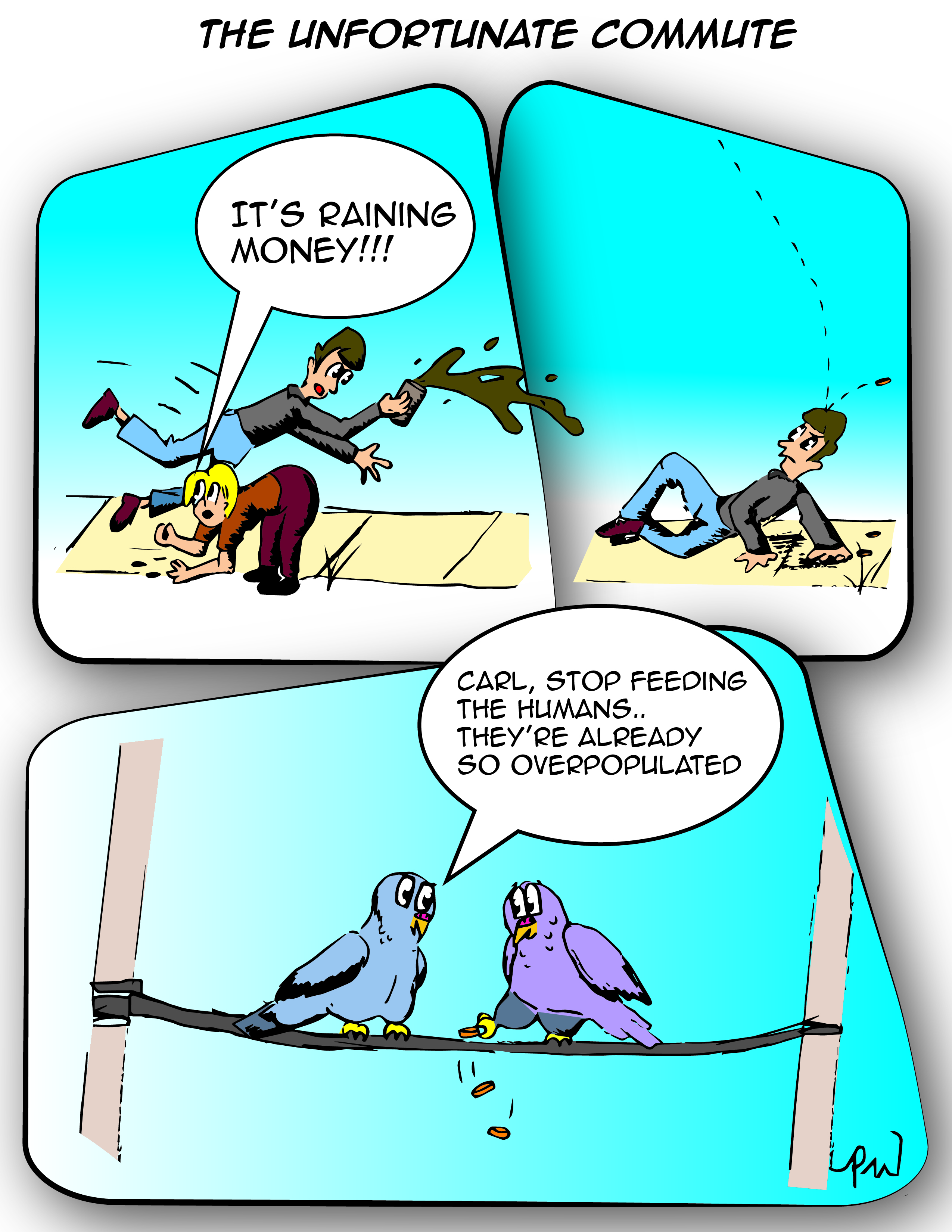 a comic about pigeons